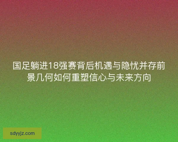 国足躺进18强赛背后机遇与隐忧并存前景几何如何重塑信心与未来方向